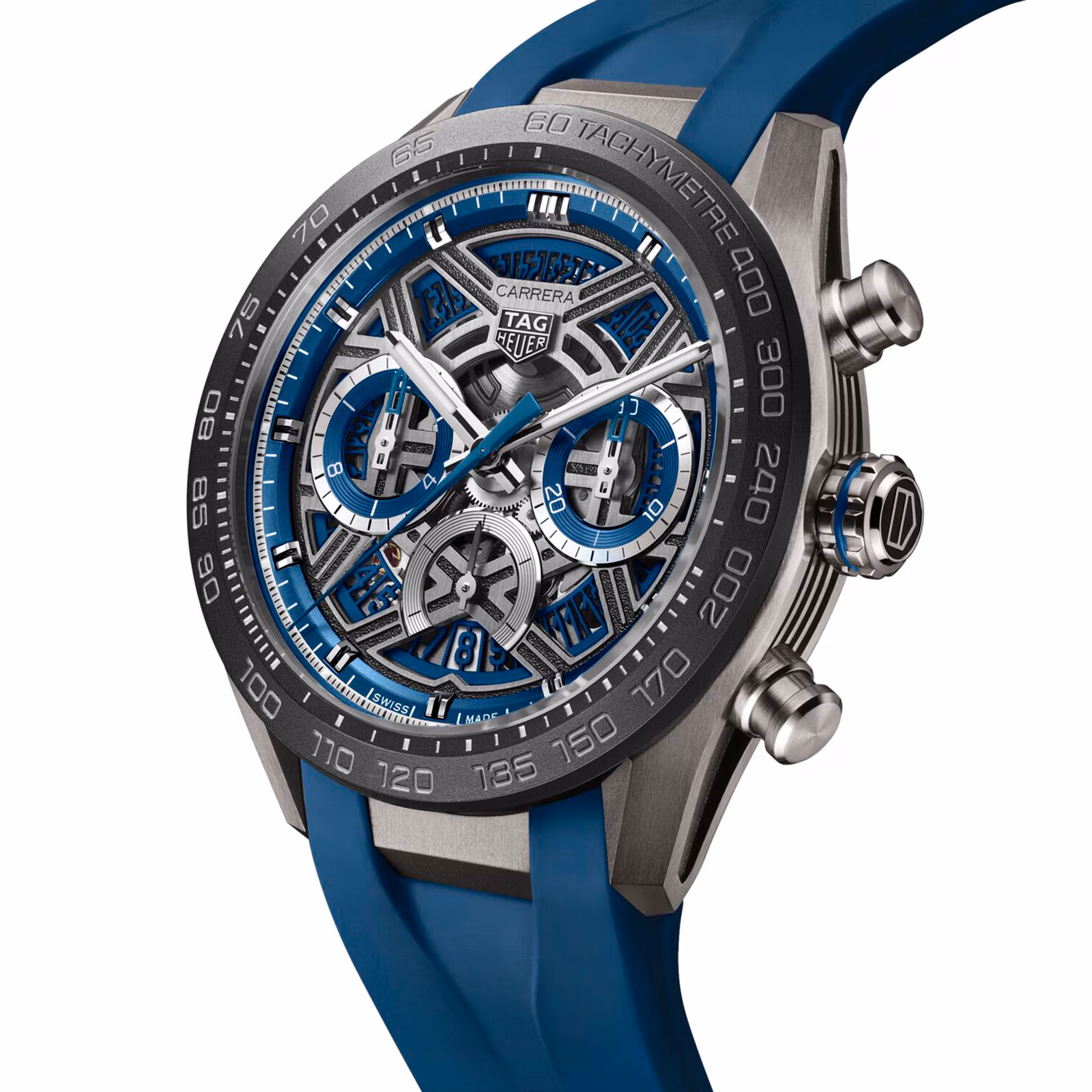 TAG Heuer Carrera Chronograph Extreme Sport 44mm Mens Watch Blue CBU2081.FT6274