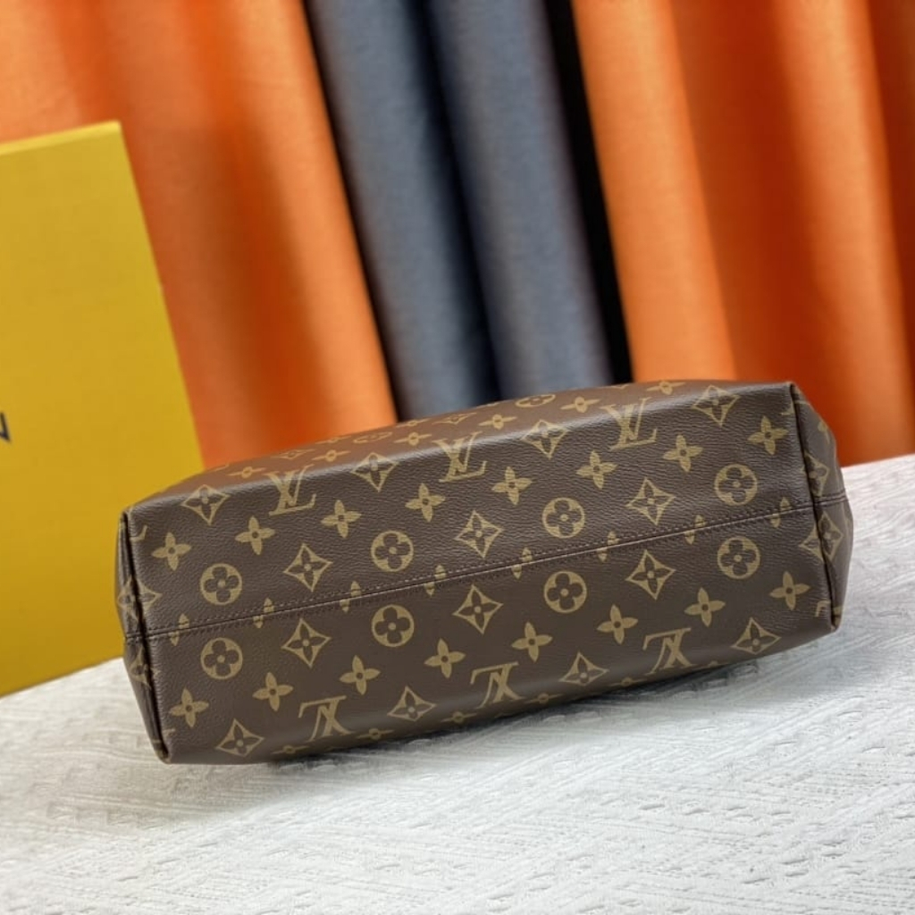 Louis Vuitton Graceful PM Monogram Canvas Red 35Cm