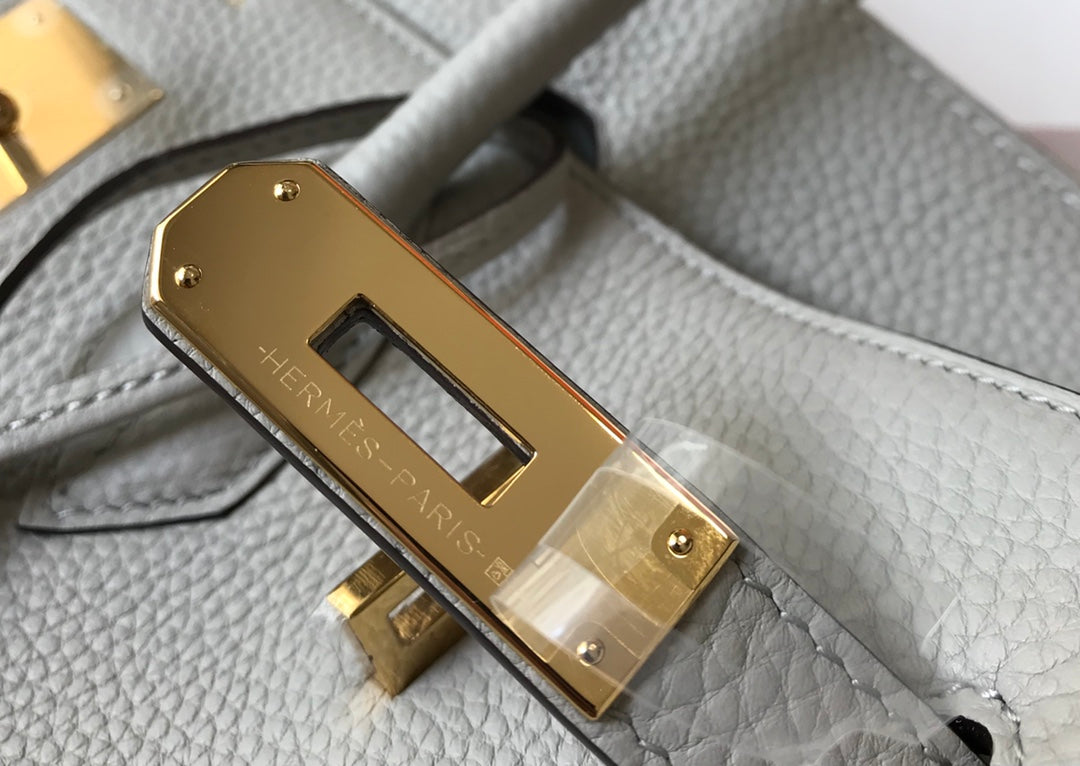Hermes Birkin 35Cm Bag Cream Togo Gold Hardware