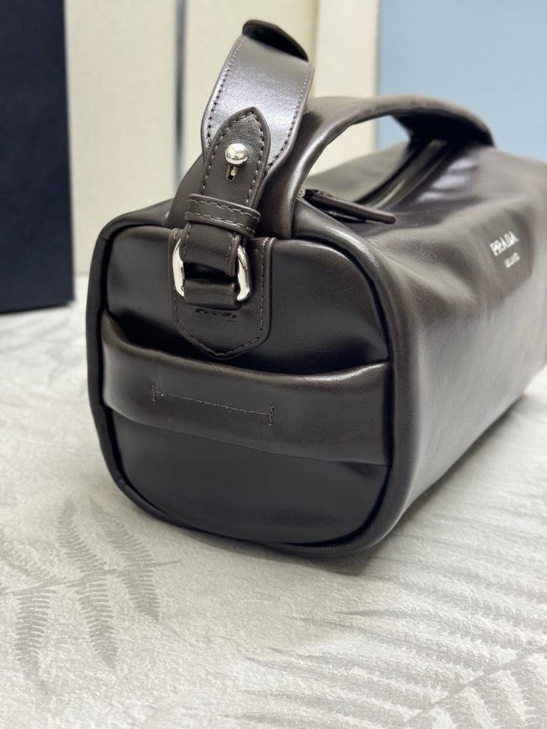 Prada Classic Leather Shoulder Bag 24cm