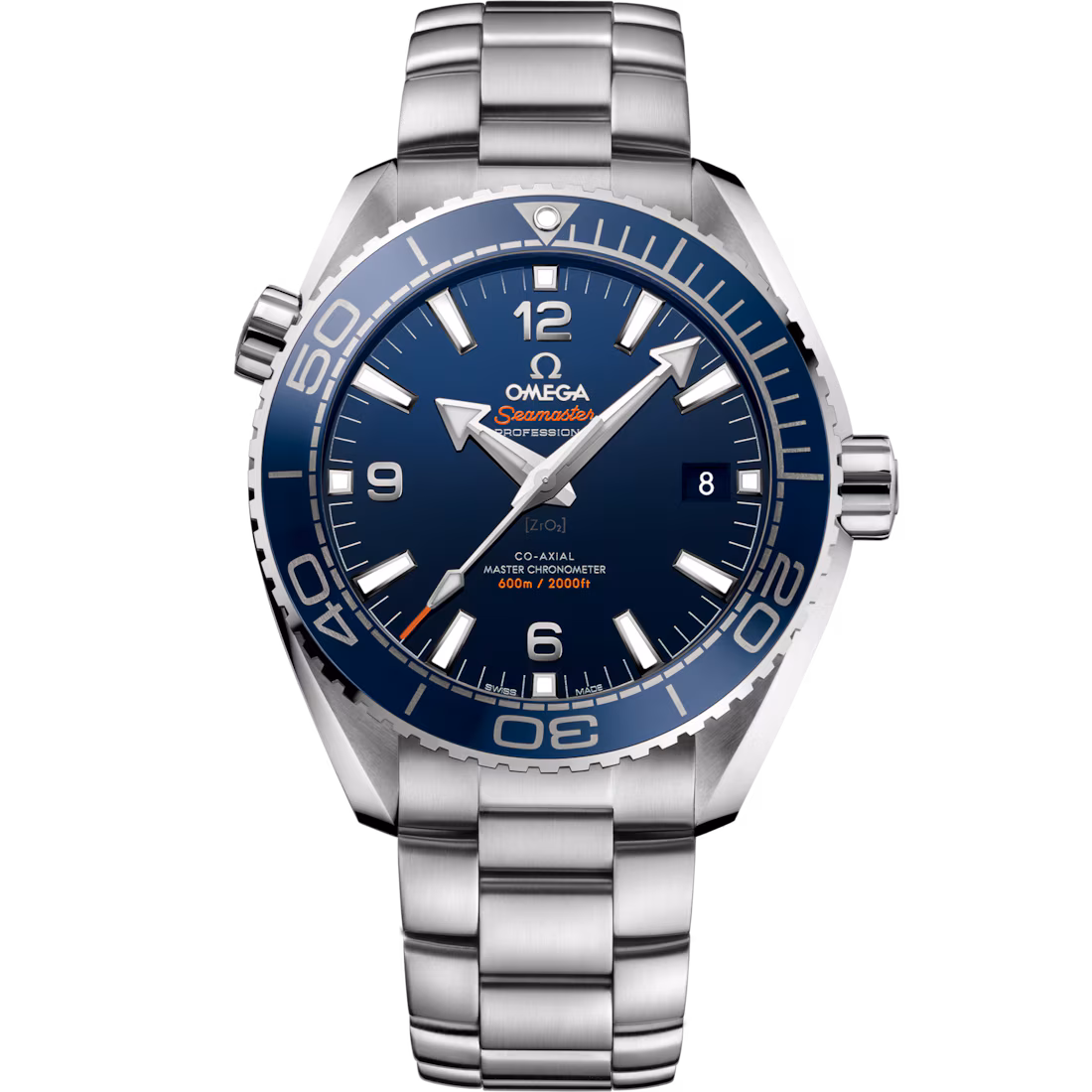 Omega Seamaster Planet Ocean 600M 43.5mm Blue Dial Stainless Steel Bracelet 215.30.44.21.03.001