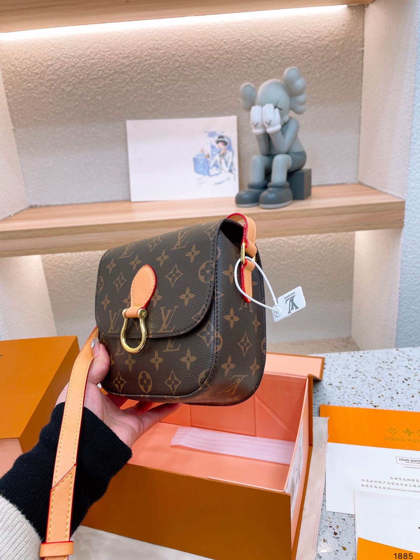 Louis Vuitton Monogram Canvas Saint Cloud Bag 18Cm
