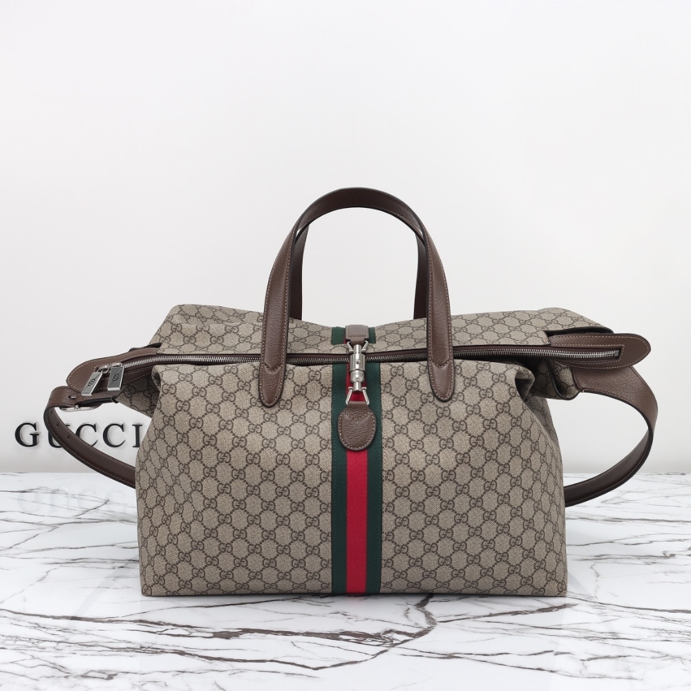 Gucci Jackie 1961 Shoulder Bag Beige Ebony 45Cm