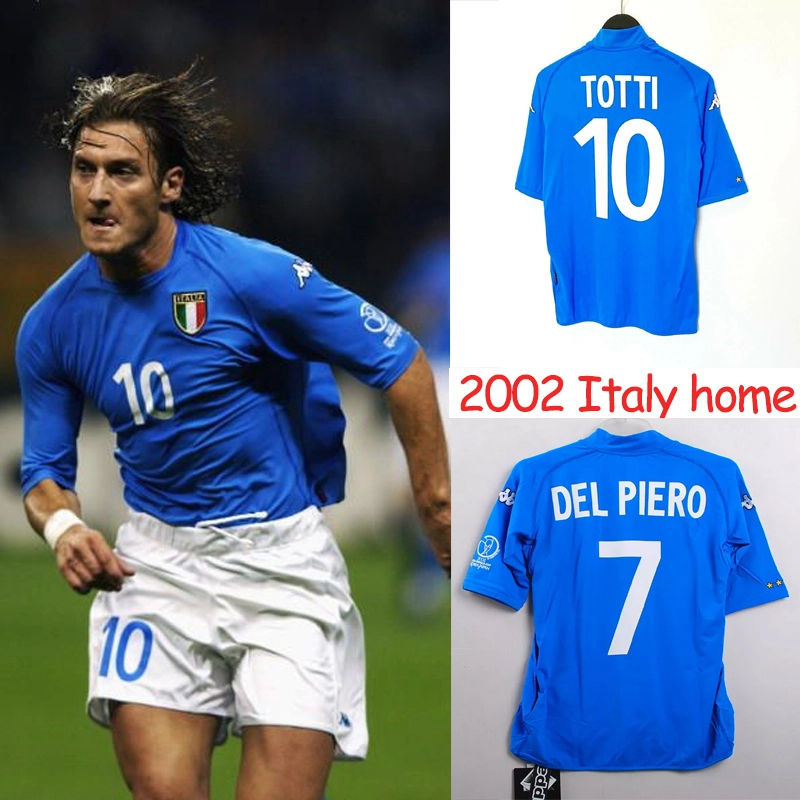 Retro 2002 Italy Home football jersey retro