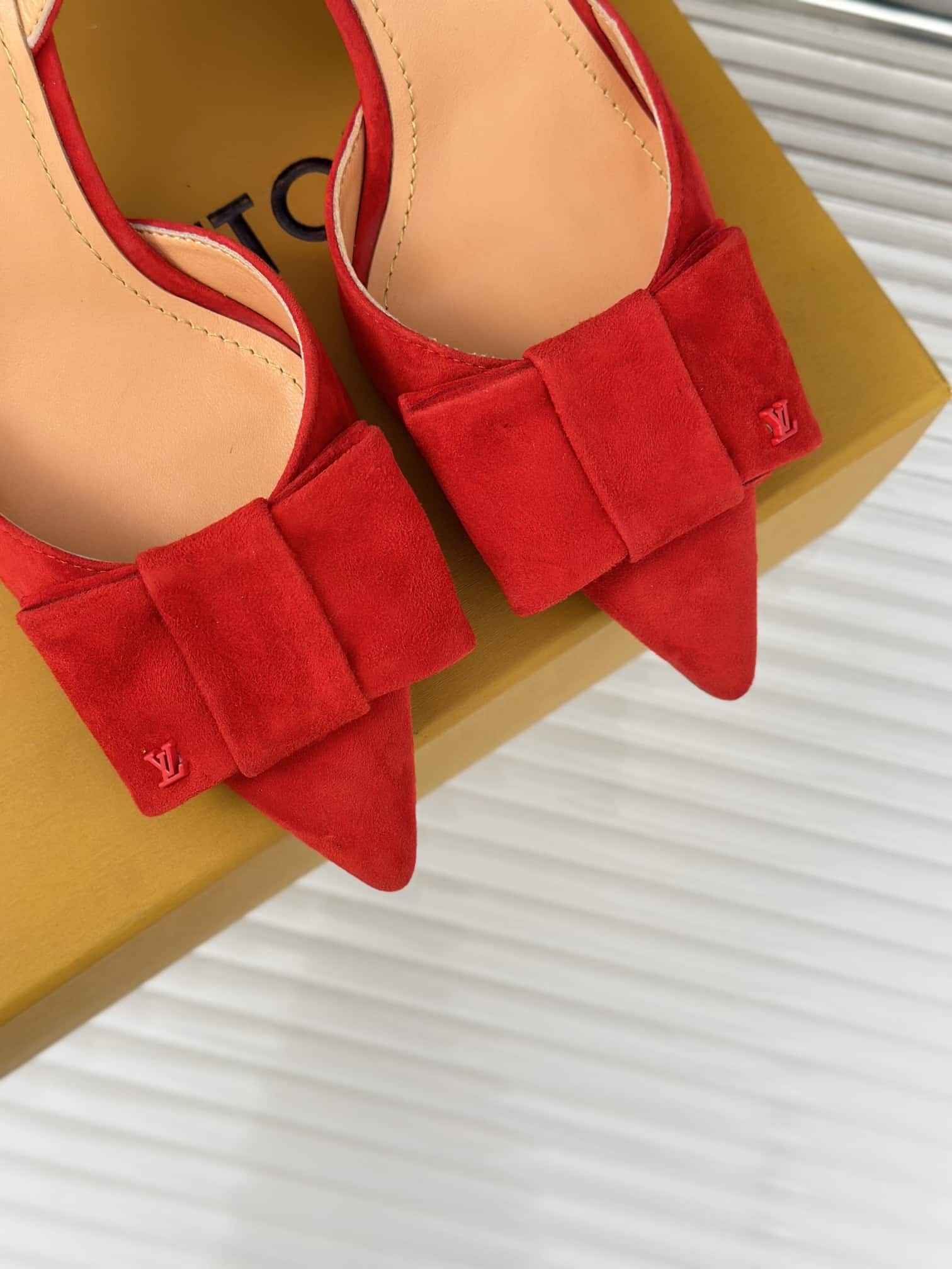 Louis Vuitton Blossom Slingback Pump Red 1Ac89N