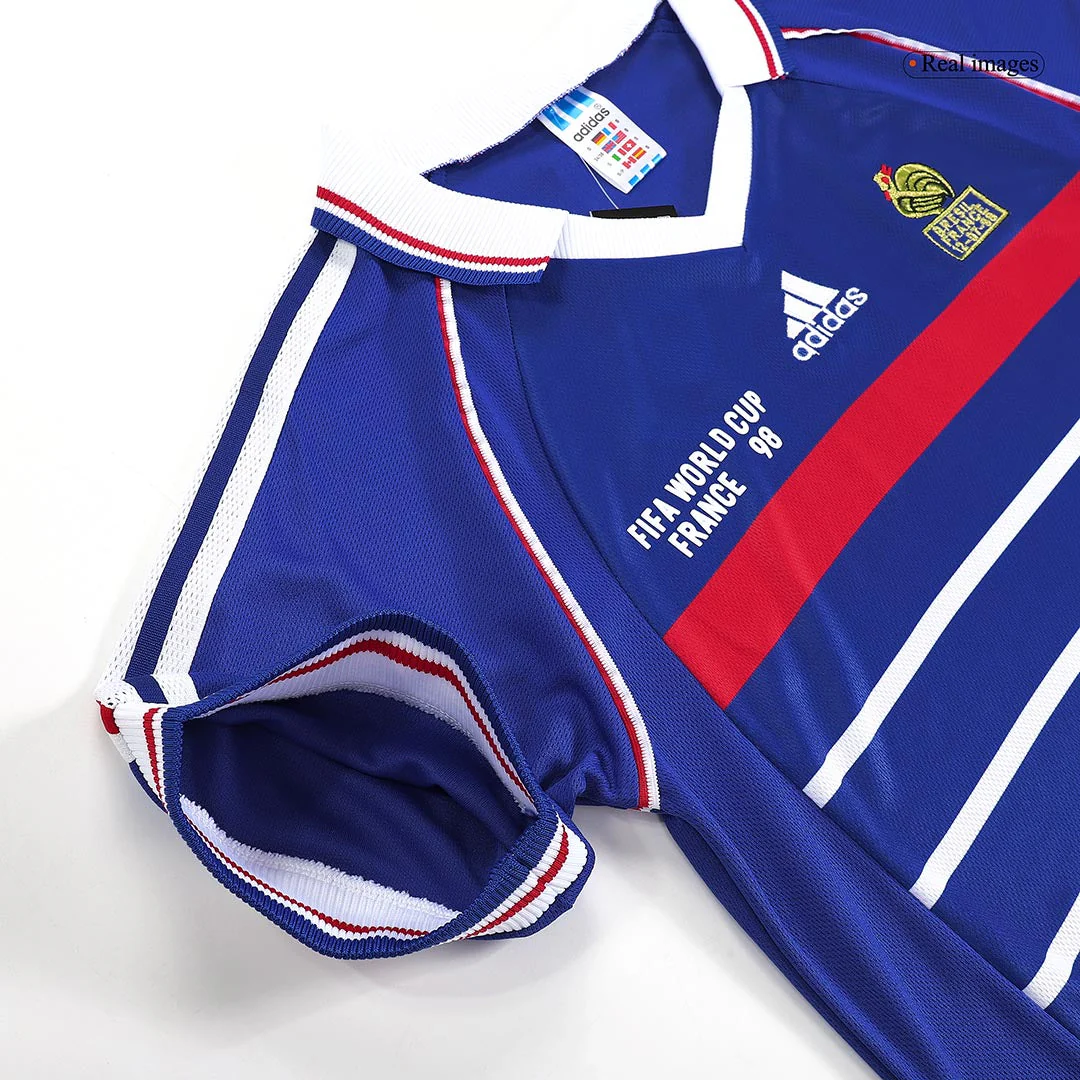 HENRY #12 France 1998 Home Retro Soccer Jersey