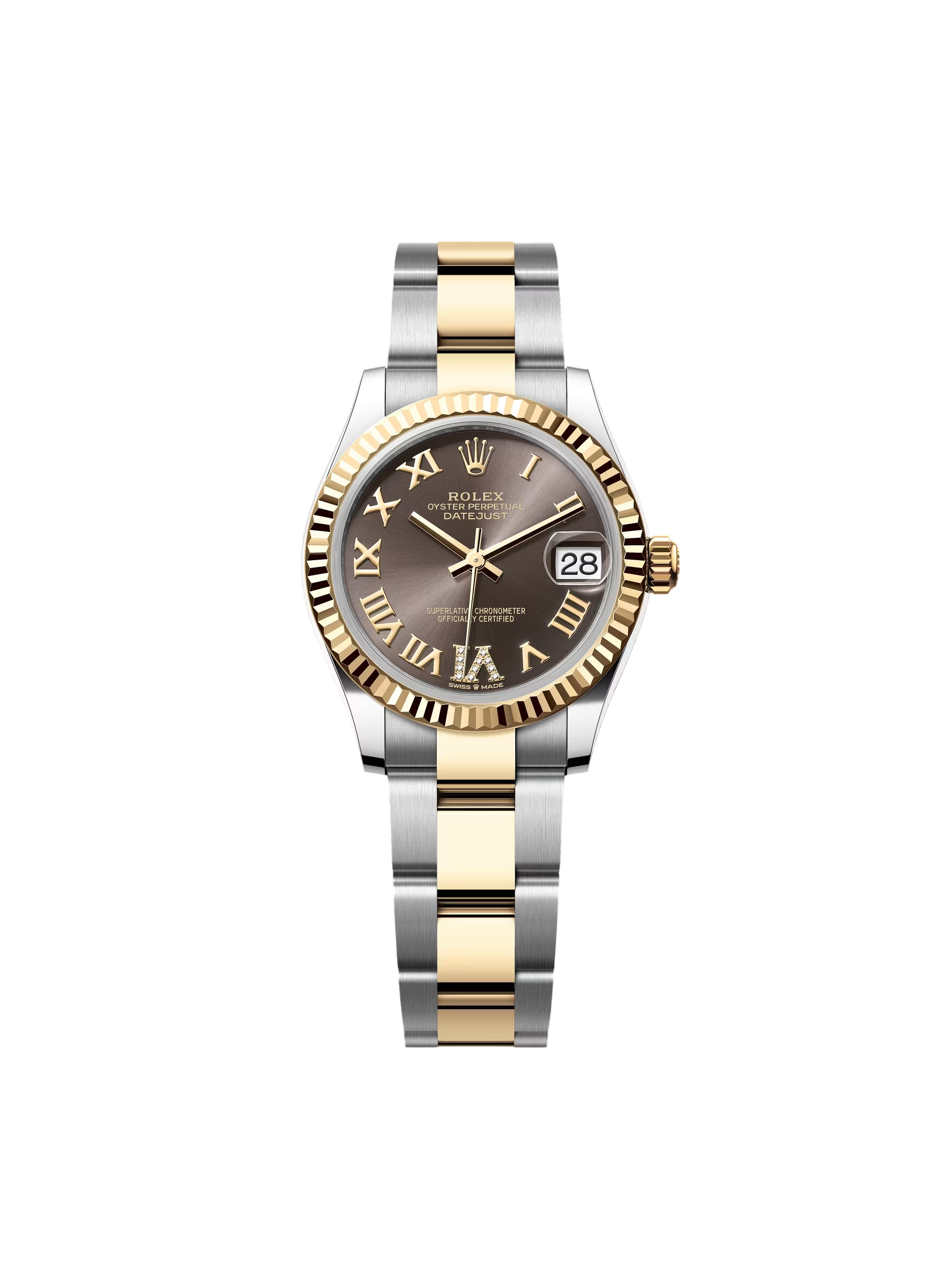 Rolex Datejust m278273-0017/0018 31mm Dark Grey Dial Stainless Steel and Yellow Gold Oyster Watch