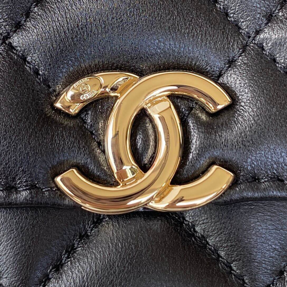 Chanel Wallet On Chain Top Handle Lambskin WOC