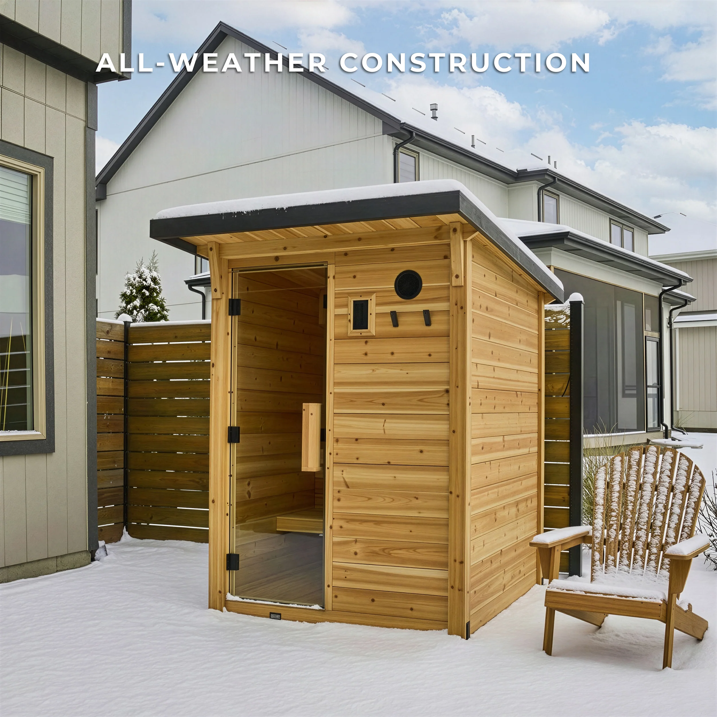 Henley Outdoor Cabin Sauna �?2-4 Person