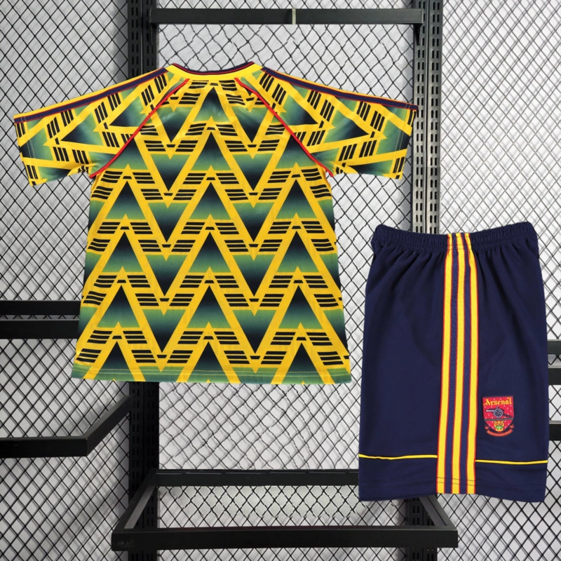 Retro kids 1991-93 KIDS Arsenal away Football jersey retro