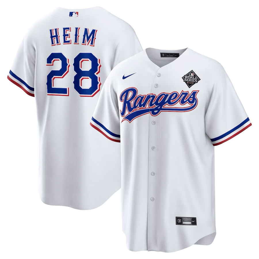 Jonah Heim Texas Rangers World Series Jerseys