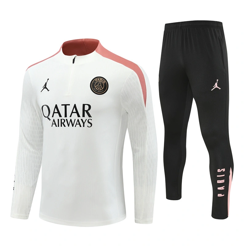 2024-25 PSG Jordan Paris White [Player] Long Sleeve Training Suit