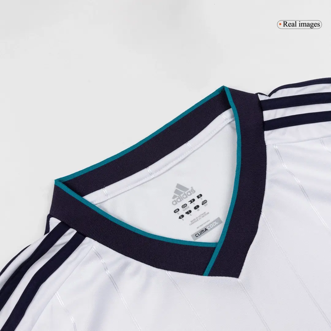 Real Madrid 2012/13 Home Long Sleeve Retro Soccer Jersey