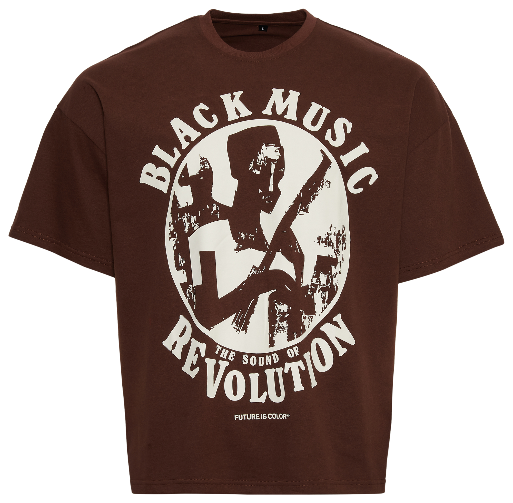 Future Is Color Black Music Short Sleeve T-Shirt