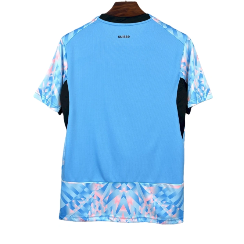 World Cup 2026 Switzerland Team Away Football Jersey Blue fans Version - JerseyFun