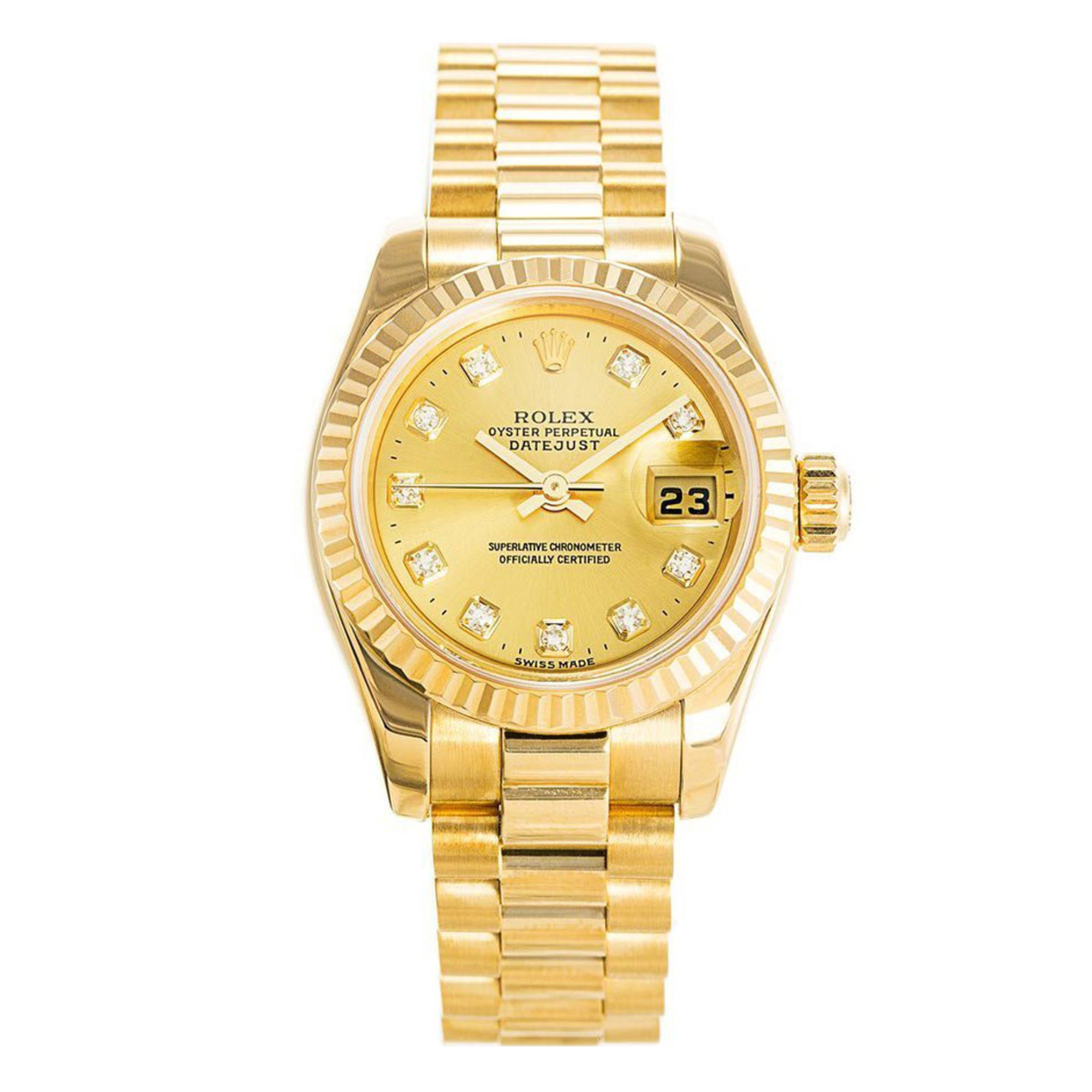 [Superclone] Rolex Datejust 31mm Gold Dial Oyster 179178