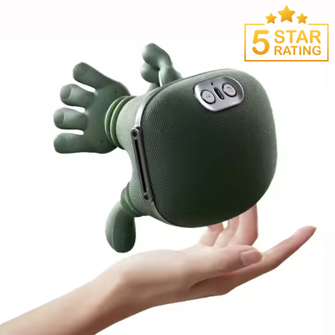 Master Hand Shoulder and Neck Massager Cervical, Electric Real Hands Kneading Massage with Heat, Shiatsu Deep Tissue Pain Relief for Shoulder Neck Back Muscle(1PC)