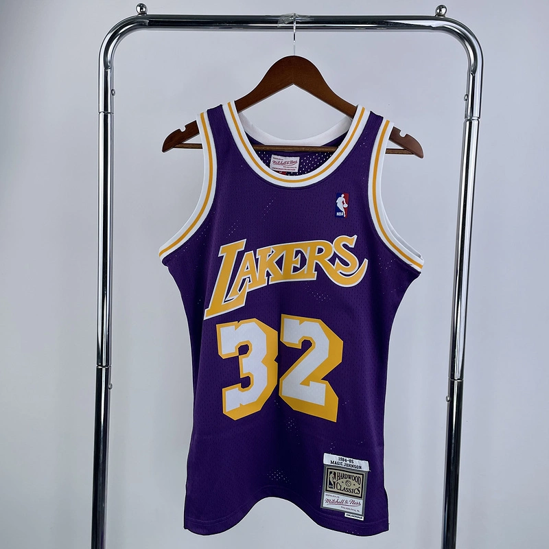 1984-85 NBA Lakers  32 JOHNSON Basketball Jersey