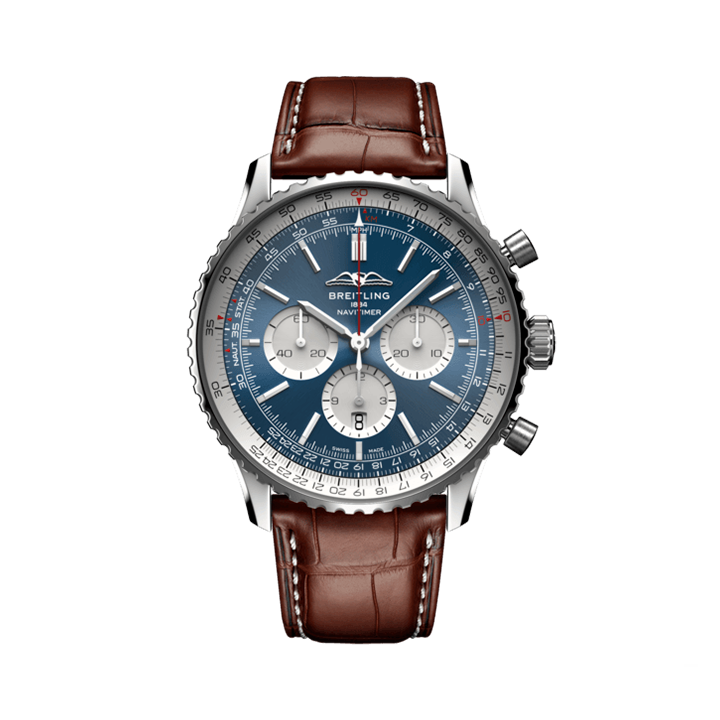 Breitling AB0137211C1P1 Navitimer B01 Blue Dial - Νew