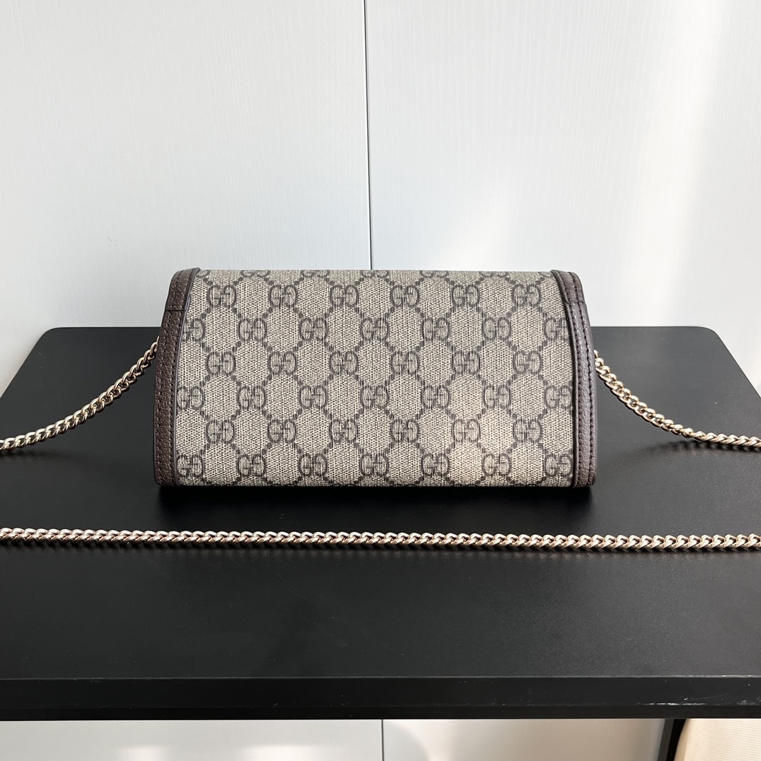 Gucci Blondie Continental Chain Wallet Beige 21Cm ‎‎725215 K9Gsg 8358