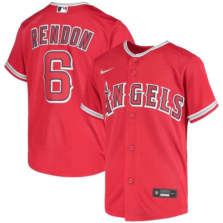 Anthony Rendon Los Angeles Angels Youth Alternate Player Jersey Red