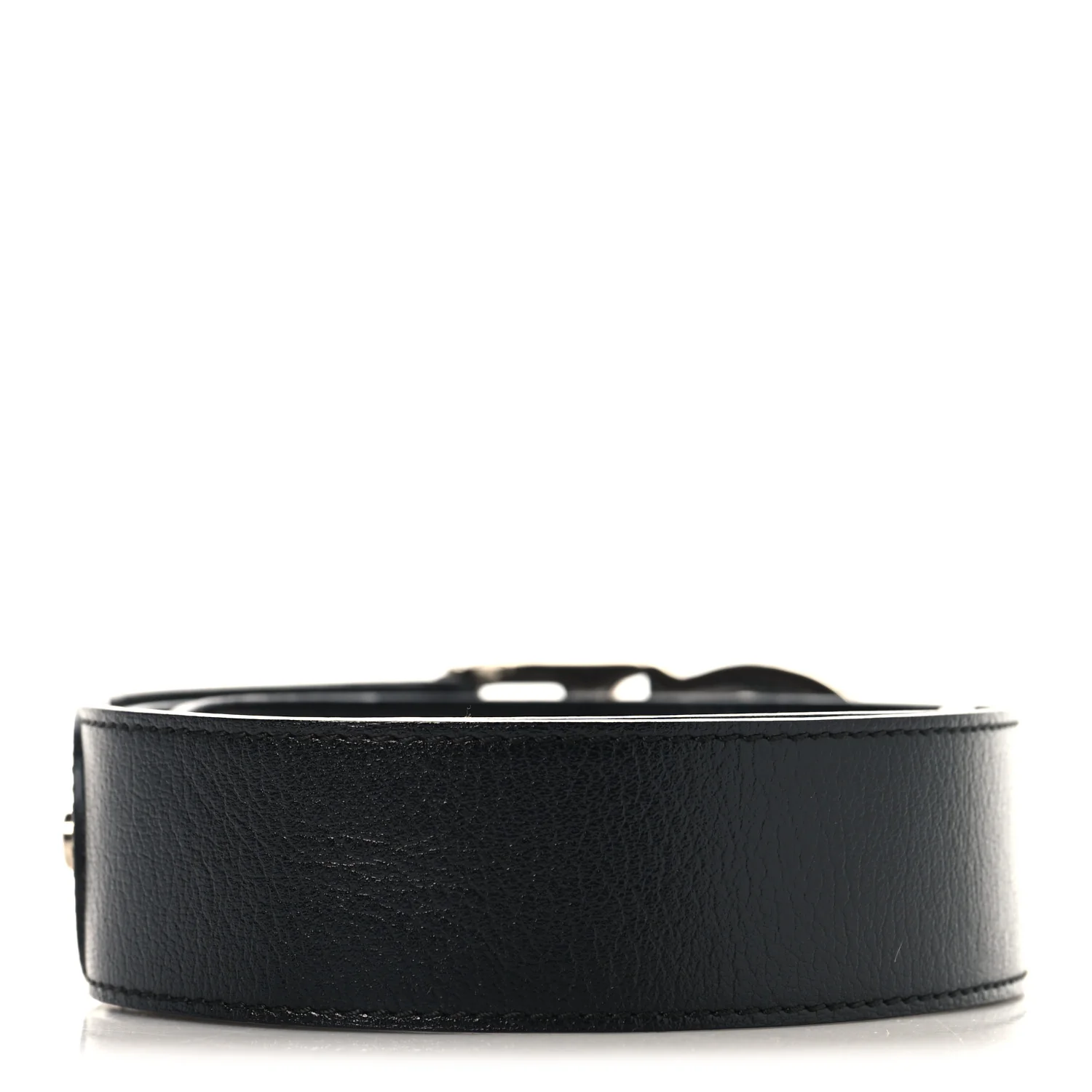 Calfskin Stitched CD Belt 85 34 Black