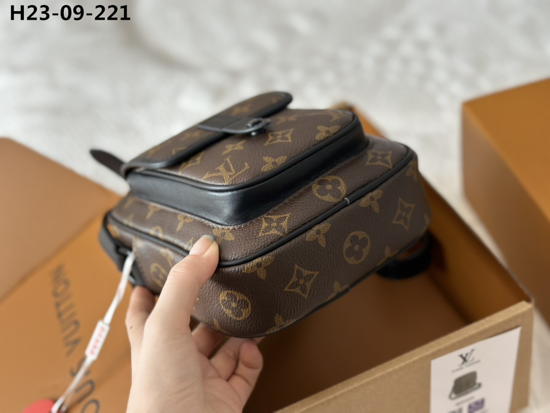 Louis Vuitton Christopher Wearable Wallet Monogram Brown 18Cm M69404