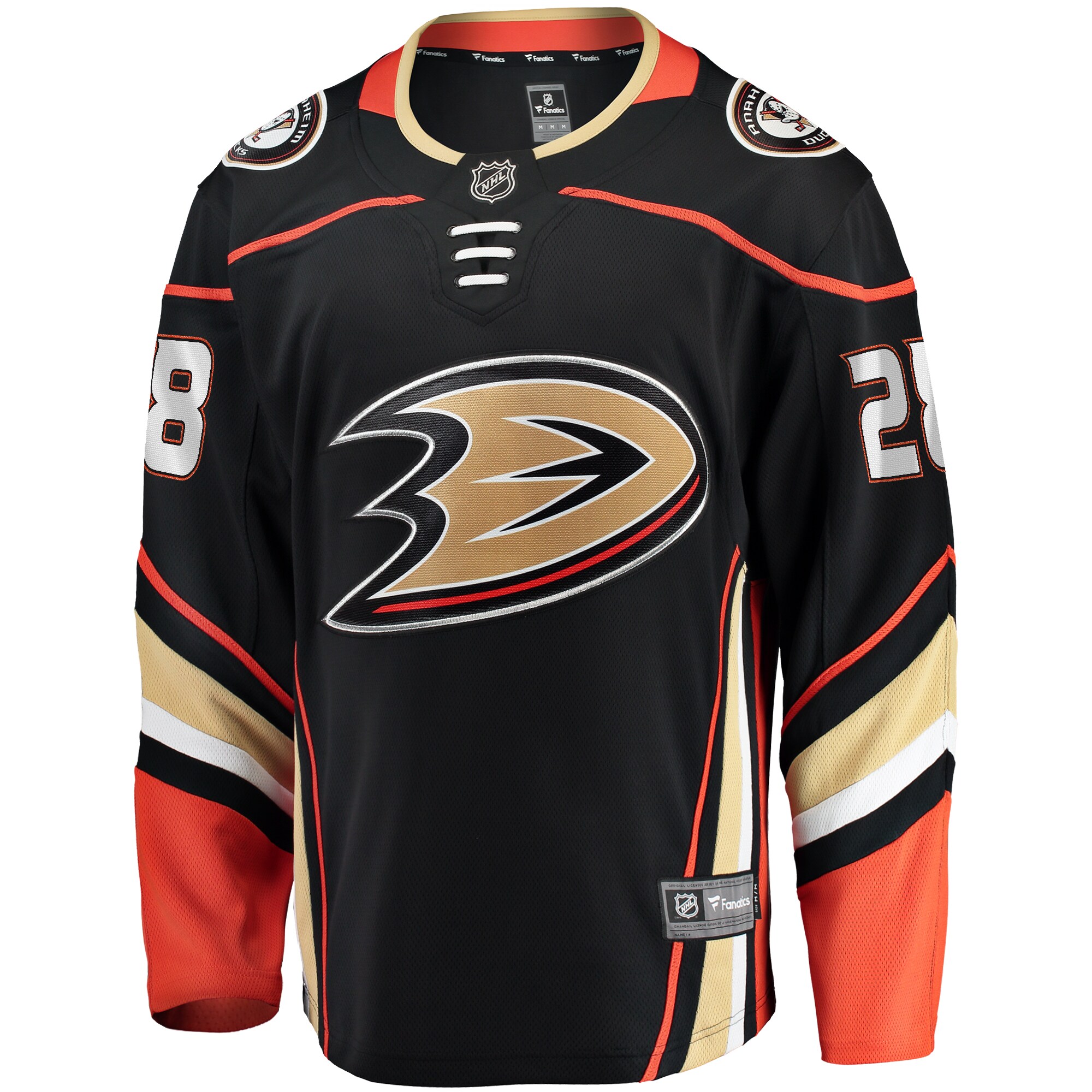 Gustav Lindstrom Anaheim Ducks Fanatics Home Premier Breakaway Player Jersey – Black