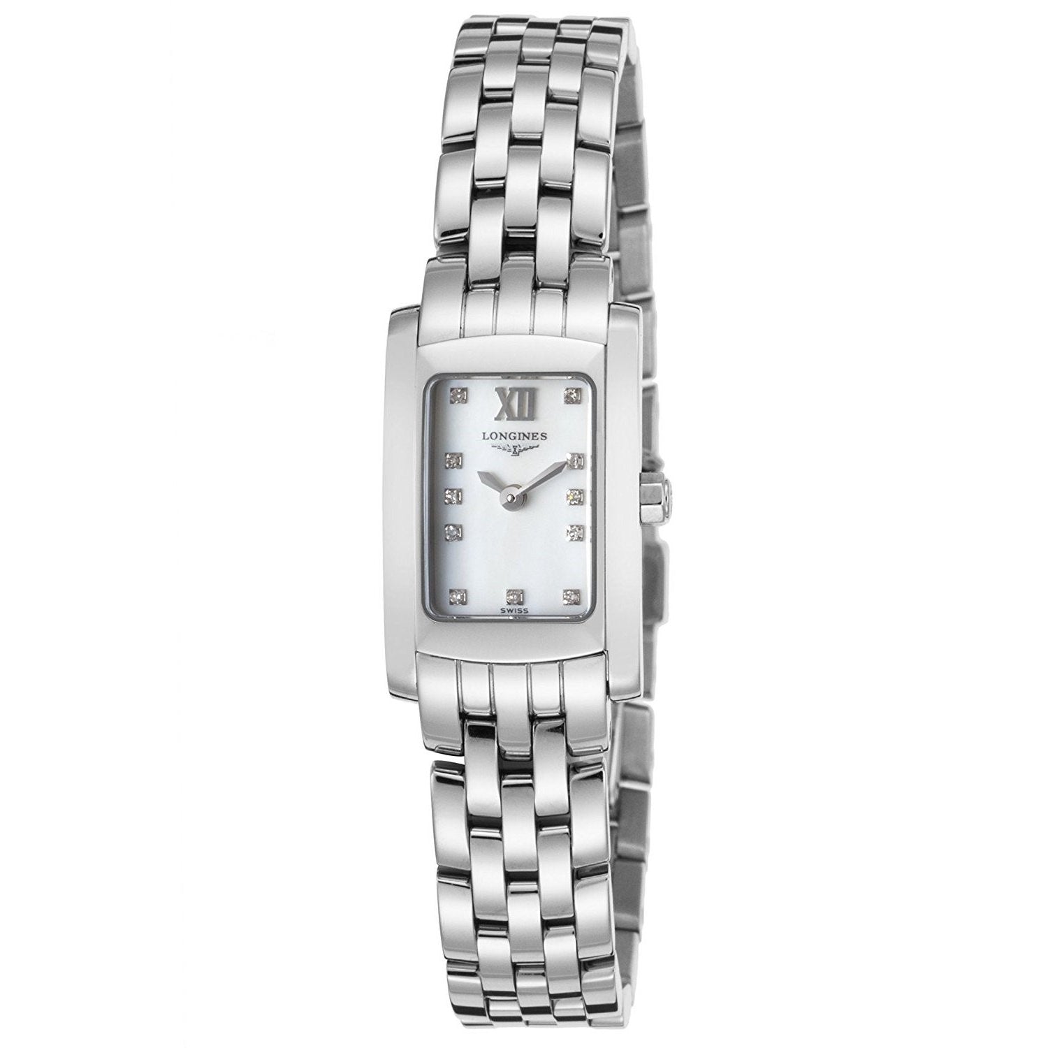 【Super Clone】Longines Women's L51584846 Dolce Vita Diamond Stainless Steel Watch