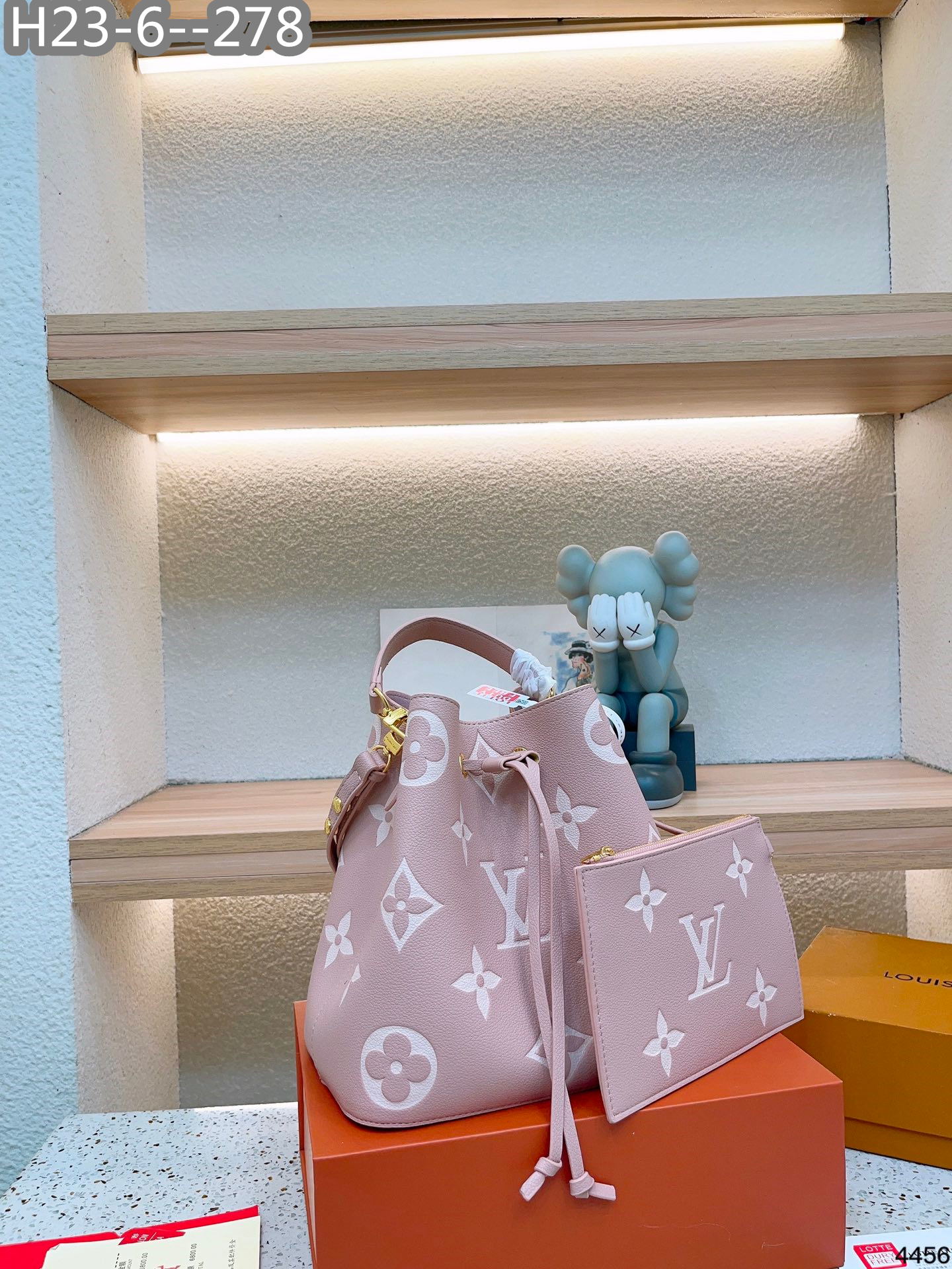 Louis Vuitton N Ono Mm Pink 25Cm