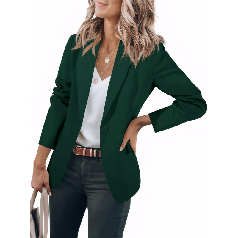 Women's Casual Blazers Open Front Long