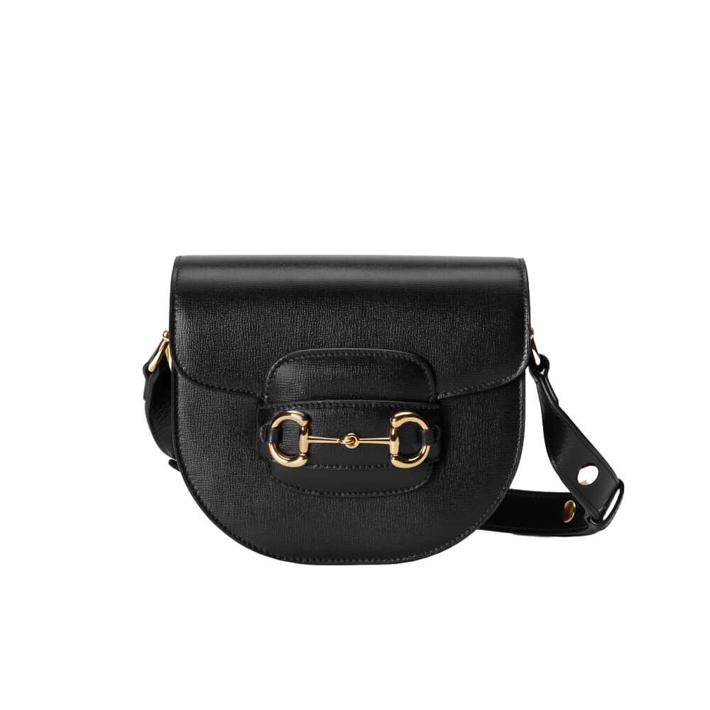 Gucci Leather Horsebit 1955 Mini Rounded Bag
