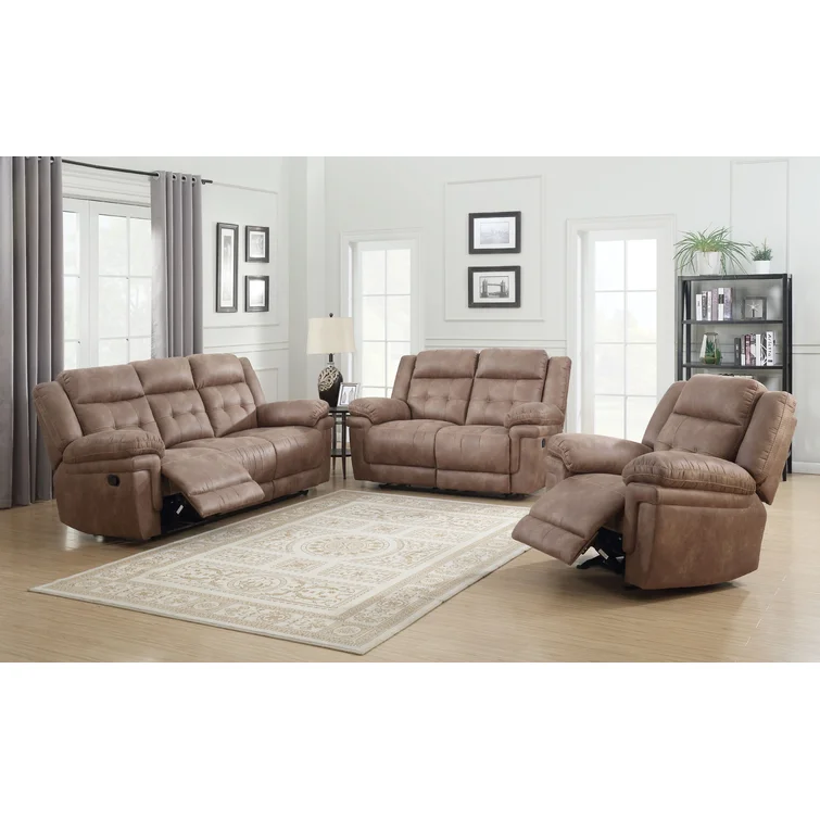 ELIDA 66'' PILLOW TOP ARM RECLINING LOVESEAT