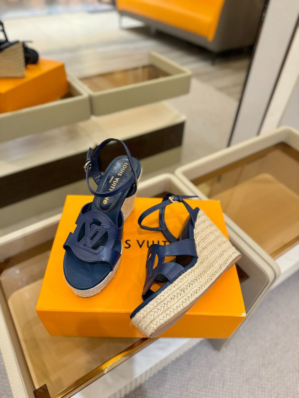 Louis Vuitton Isola Wedge Espadrille