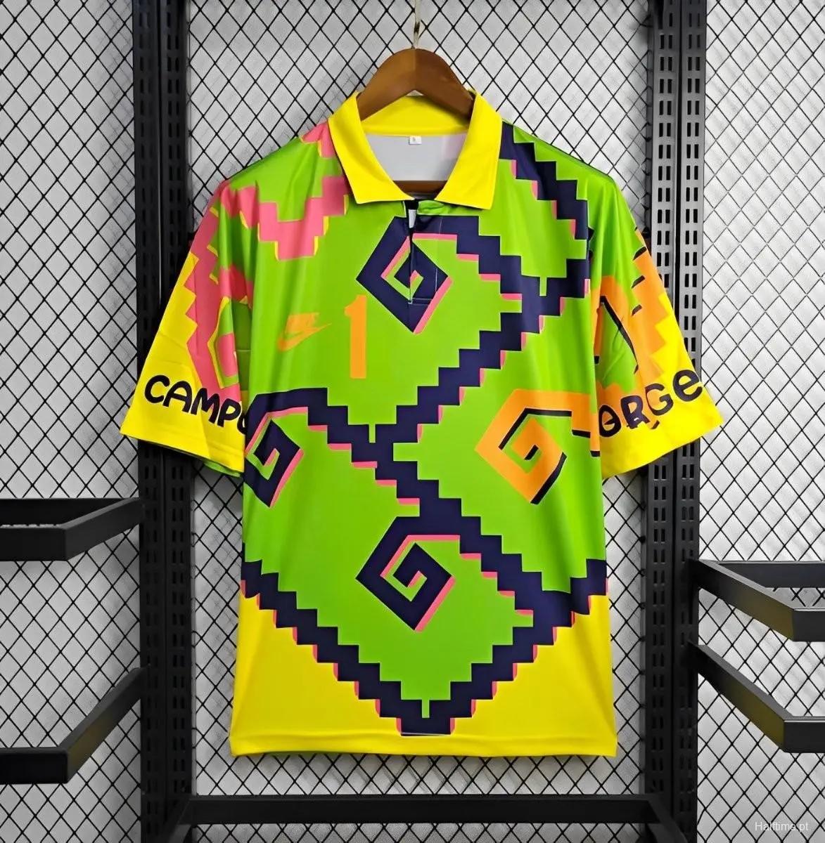 Retro 1995 Mexico Goalkeeper Campos Football jersey retro