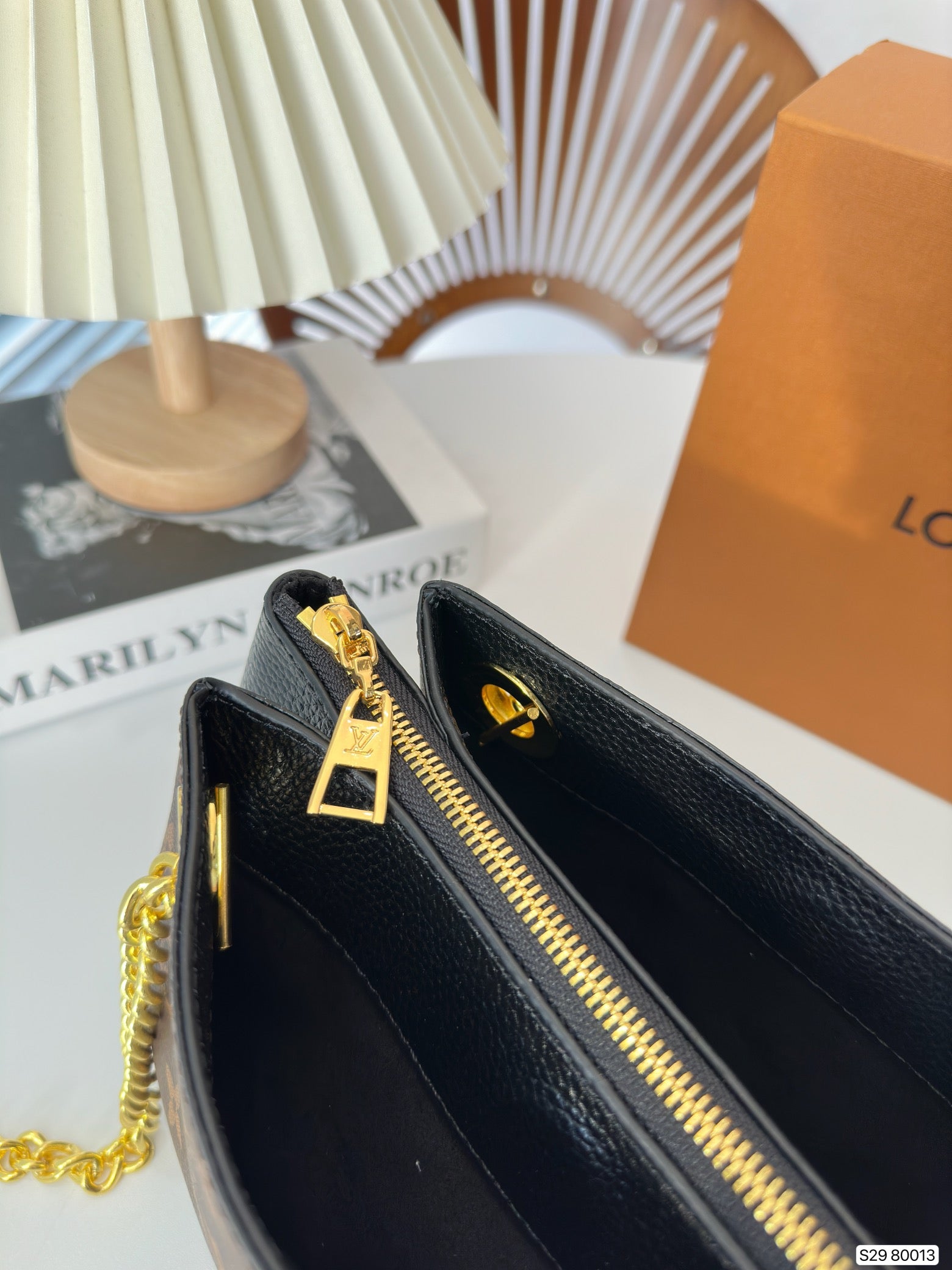 Louis Vuitton Monogram In Full Black Serene Bag 25Cm M43777