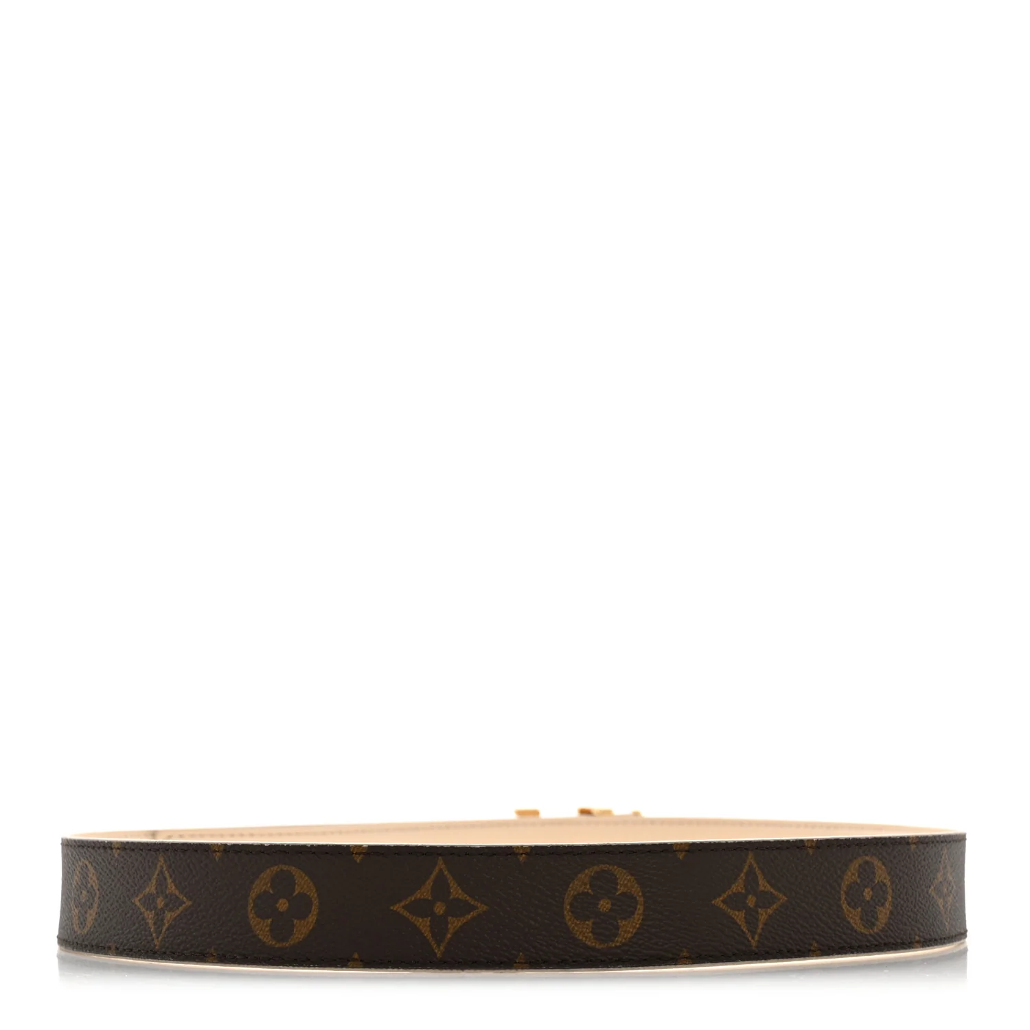 Monogram 30mm Pretty LV Reversible Belt 80 32 Beige