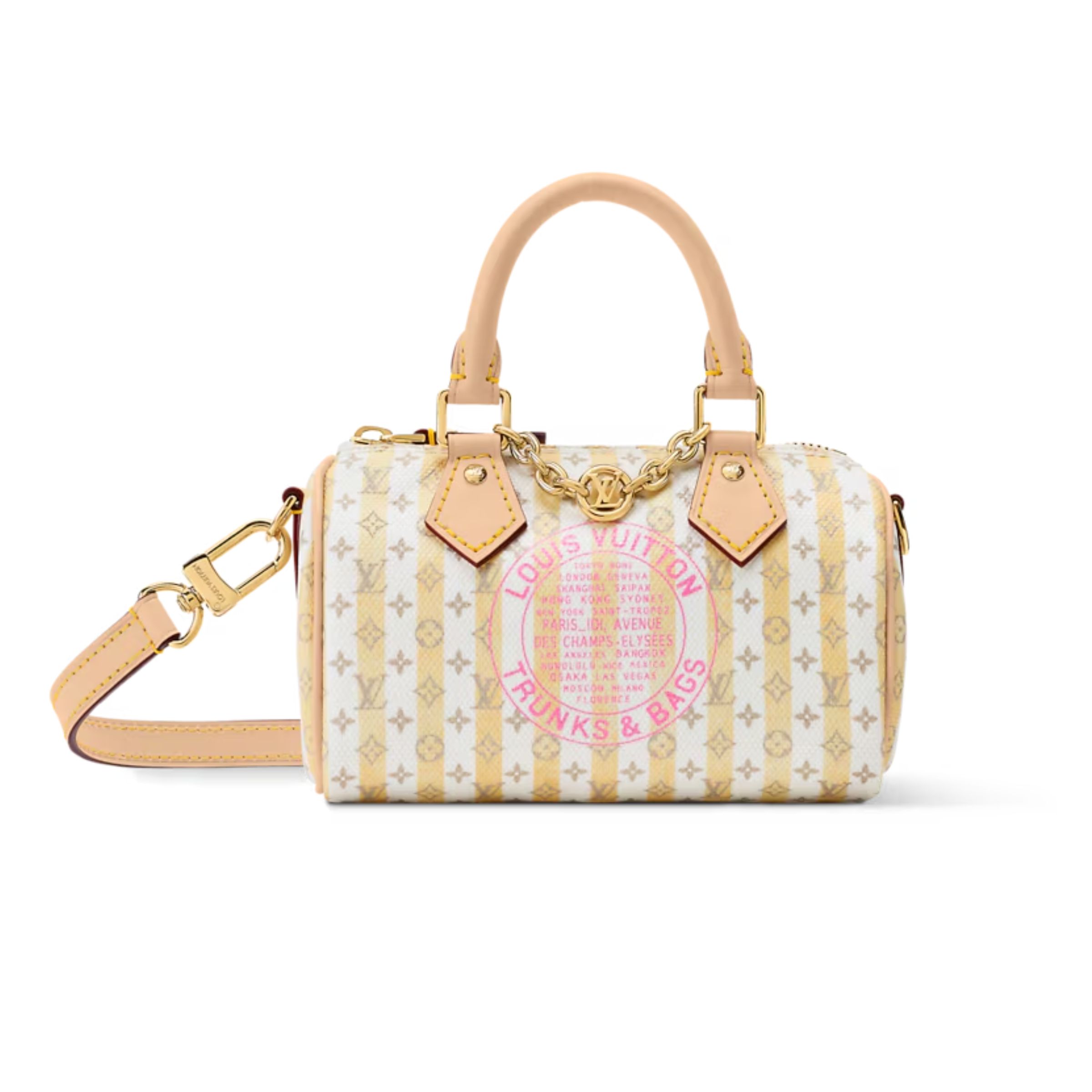 Louis Vuitton Nano Speedy Bag Banana Yellow 16cm M29030