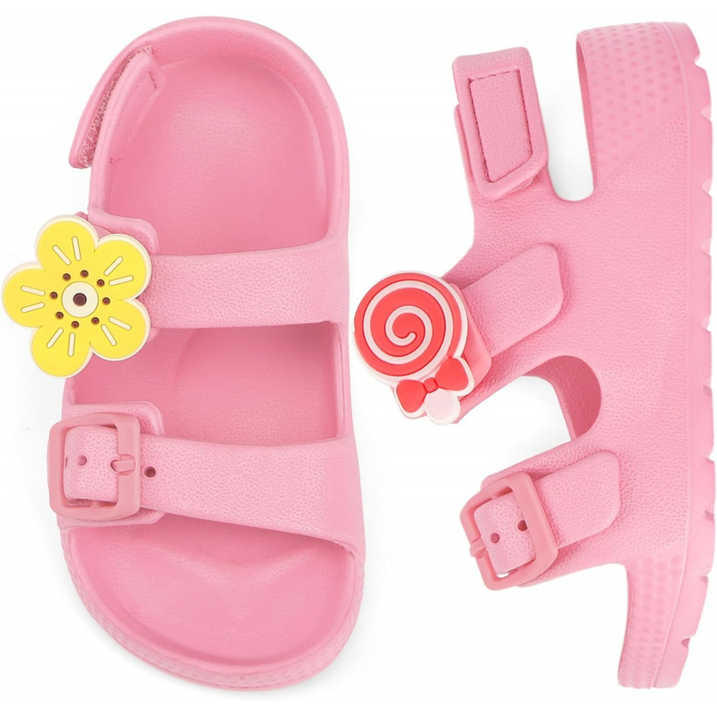 Toddler Boys Girls Double Buckle Sandals