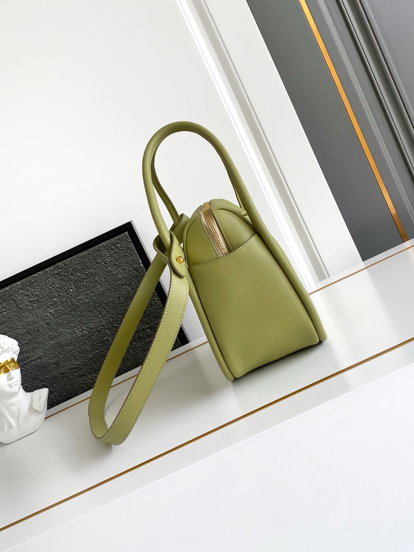 Prada- New Color -SoftGrain Pixie Lunch Box Bag