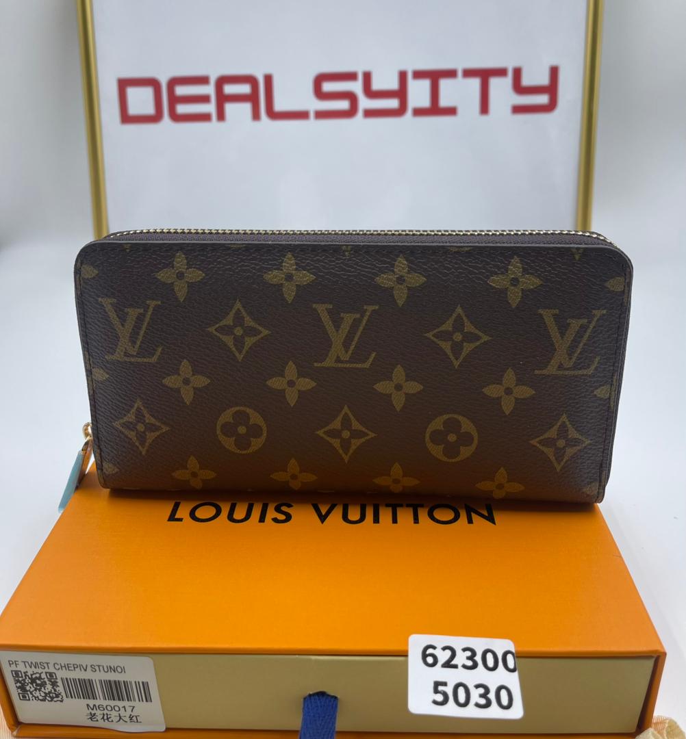 Louis Vuitton Monogram Zippy Wallet Red