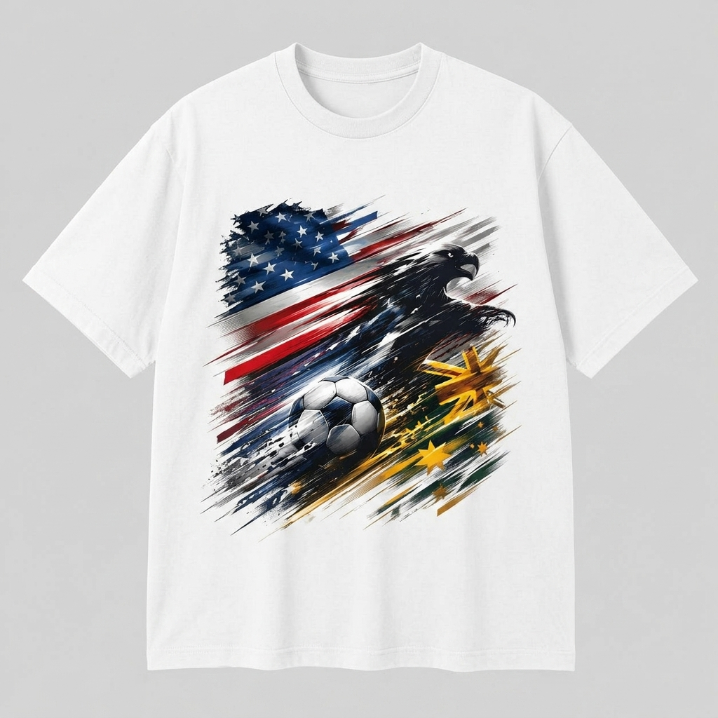 Unisex Loose Fit T-Shirt 100% Cotton Soft Comfortable Summer Casual Printed Top