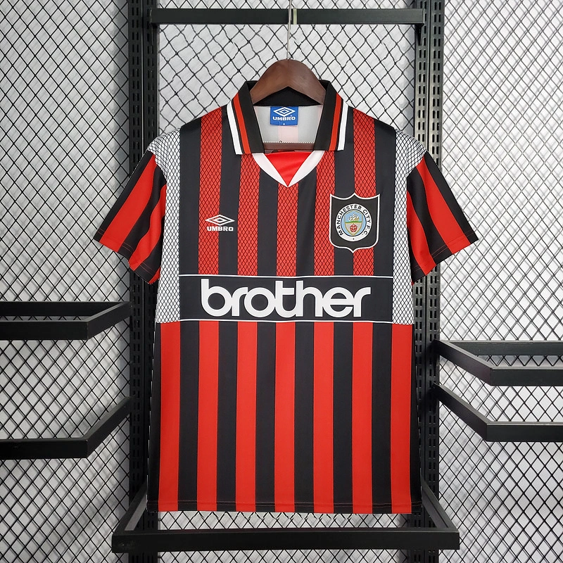Retro 1994-96 Manchester City Away Football jersey retro