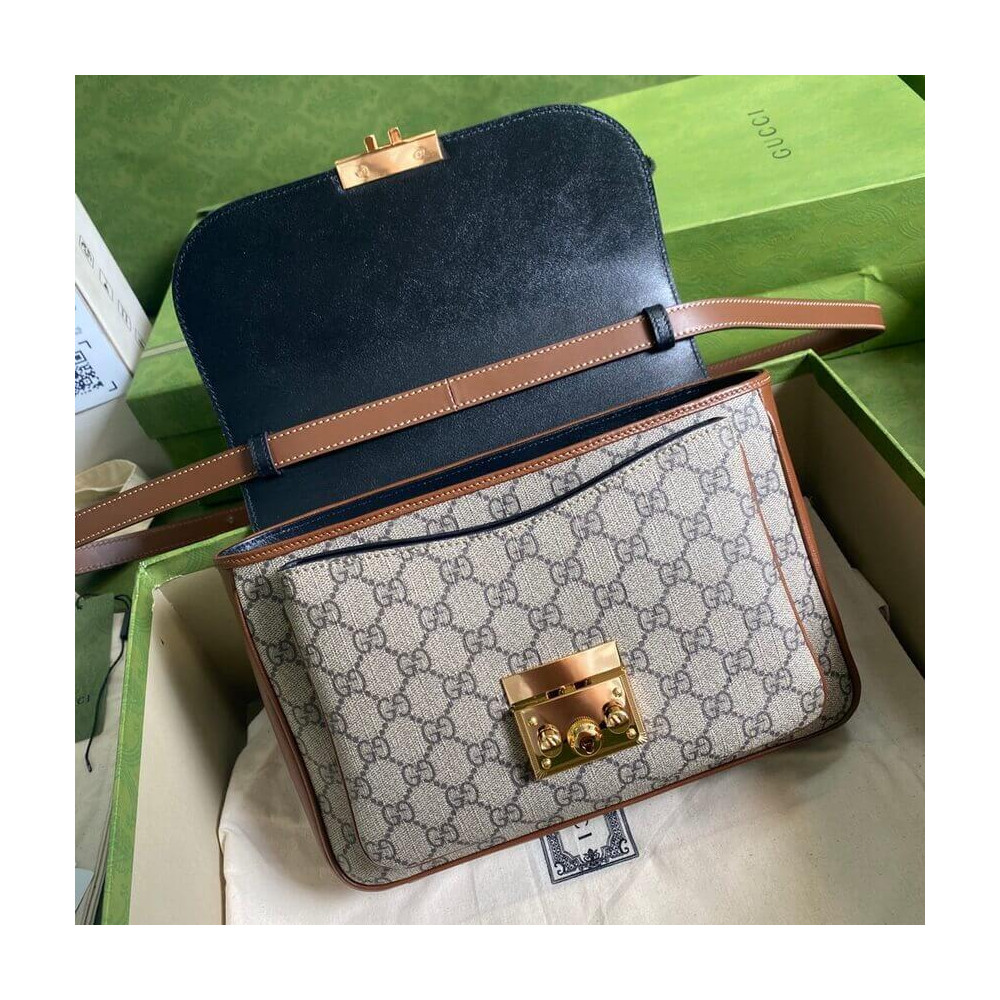 Gucci Padlock Small Shoulder Bag Black
