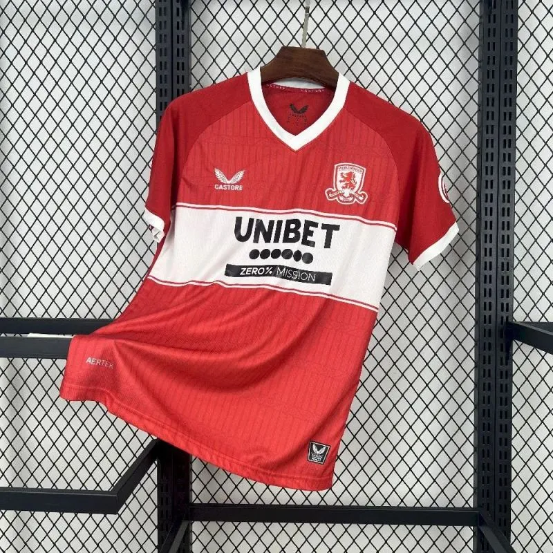 2025-26 Middlesbrough Home Football jersey