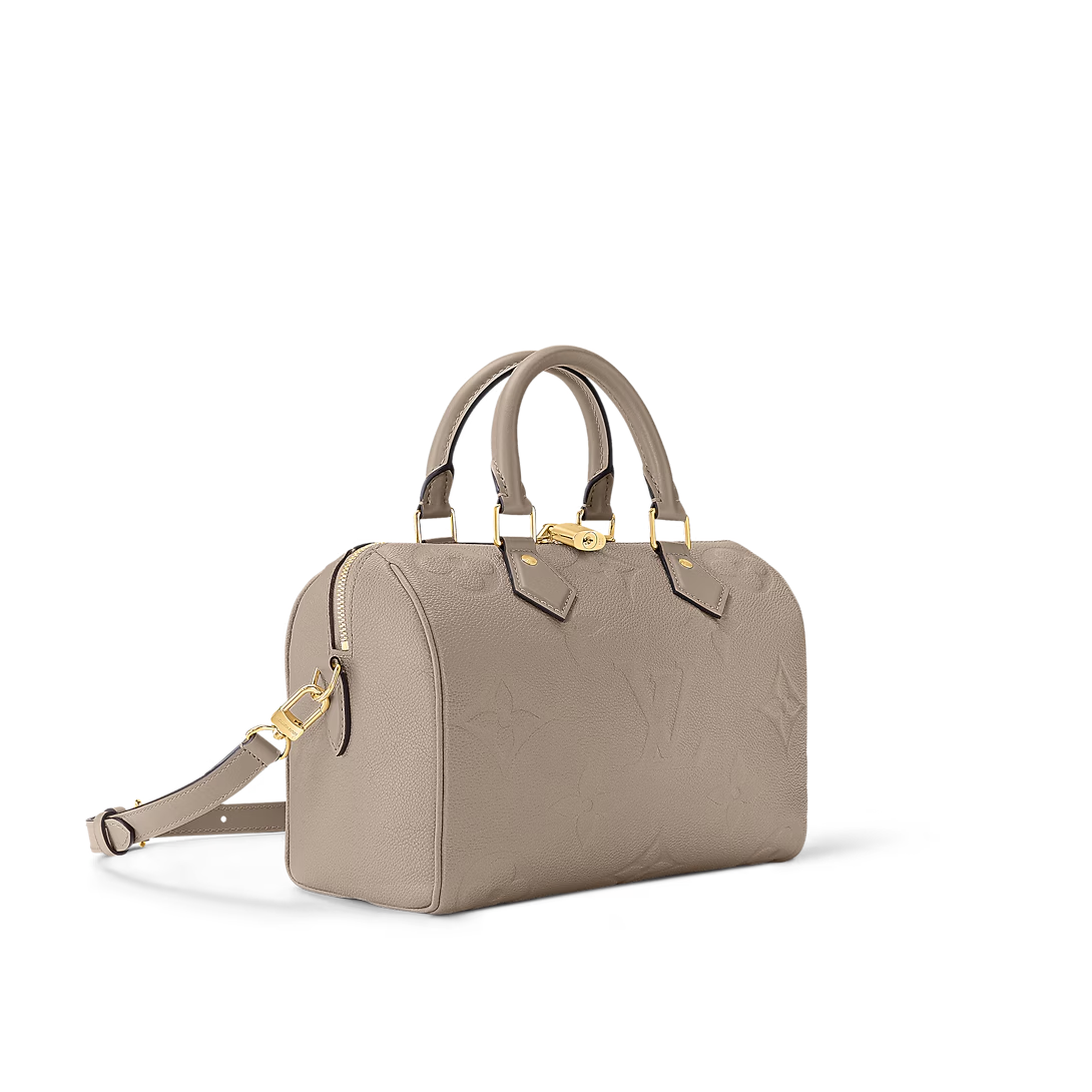 Louis Vuitton Speedy Bandoulière 25 Monogram Empreinte Tourterelle 25cm M59273