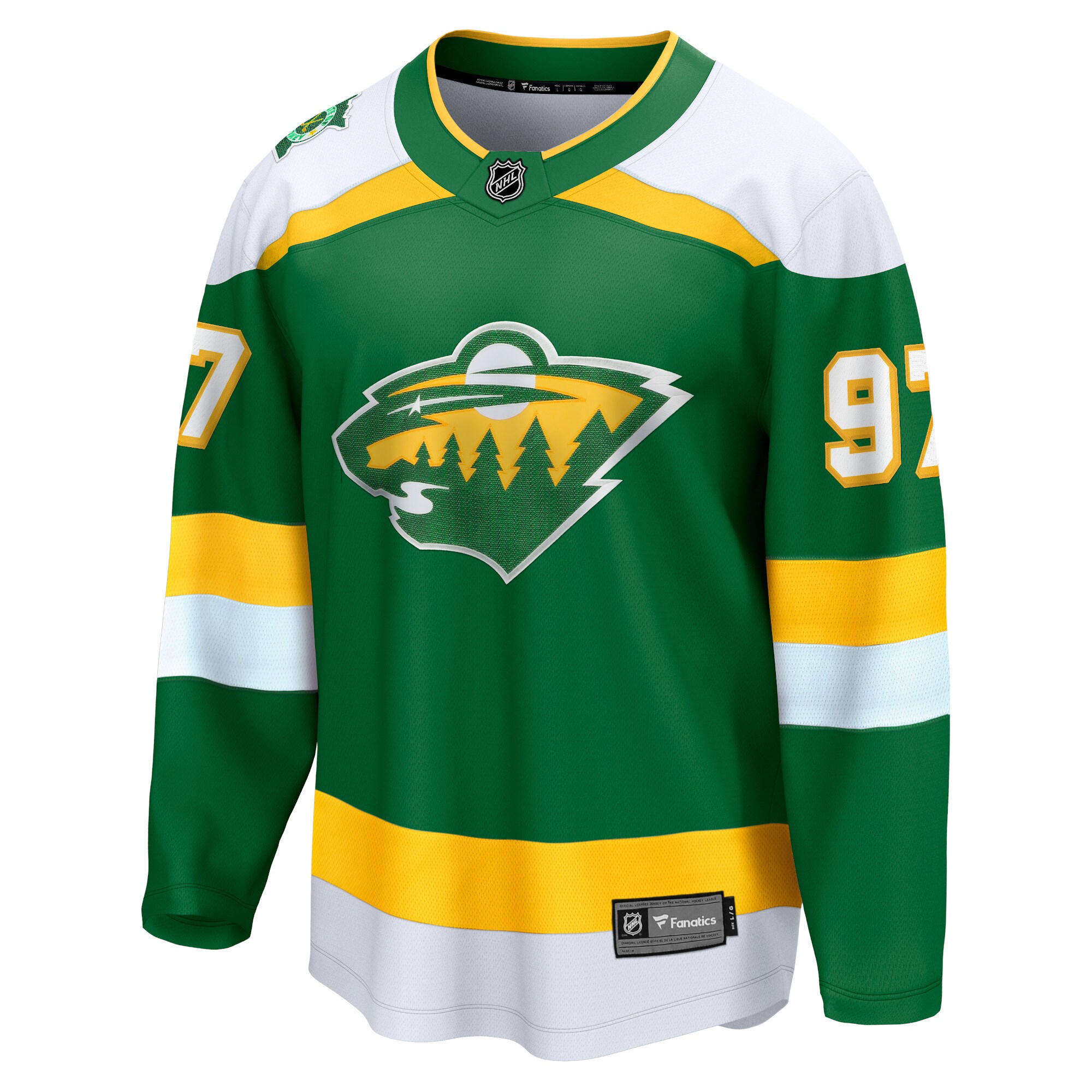 Kirill Kaprizov Minnesota Wild Fanatics Alternate Premier Breakaway Player Jersey – Green