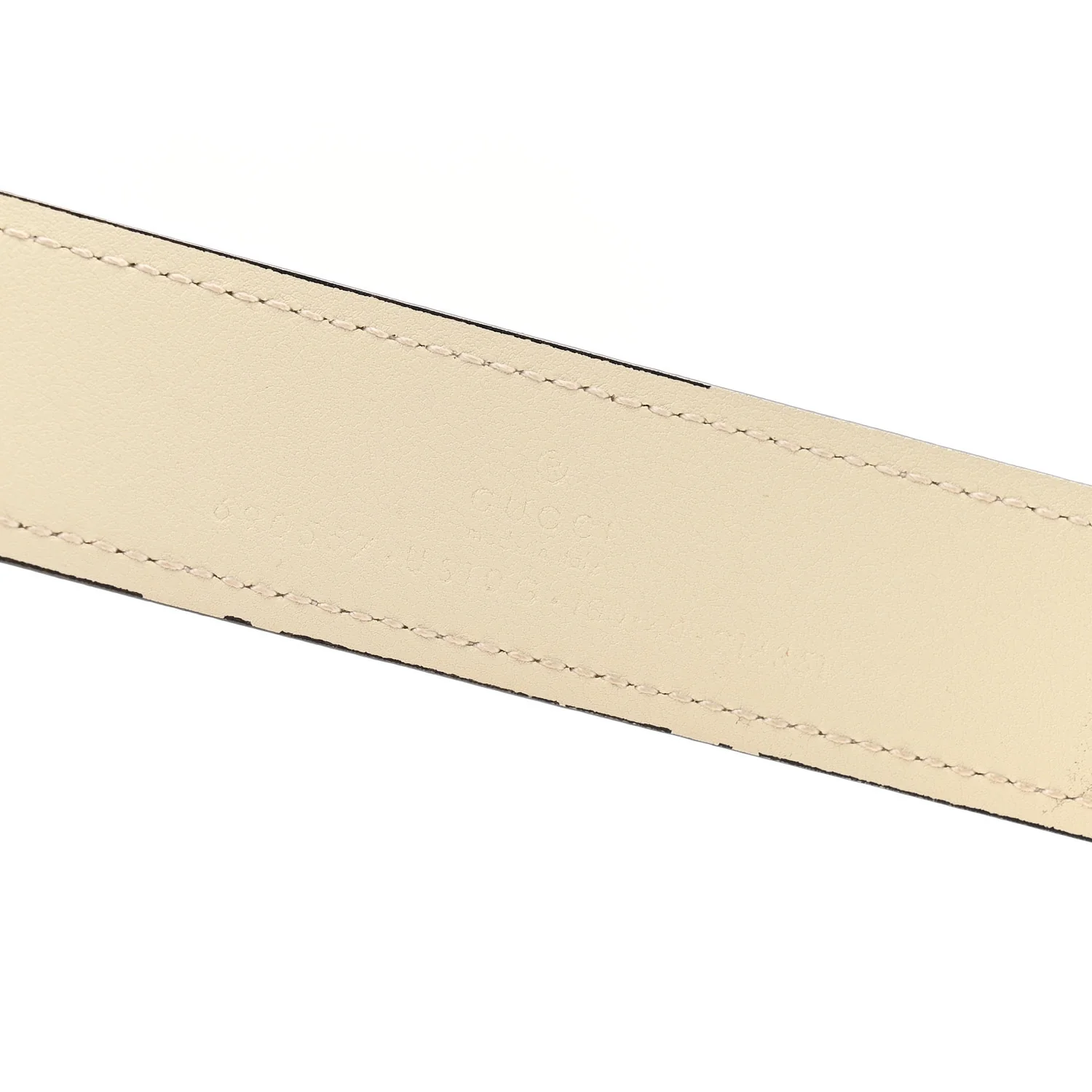 Ciny Lux Calfskin Blondie Belt 100 40 White