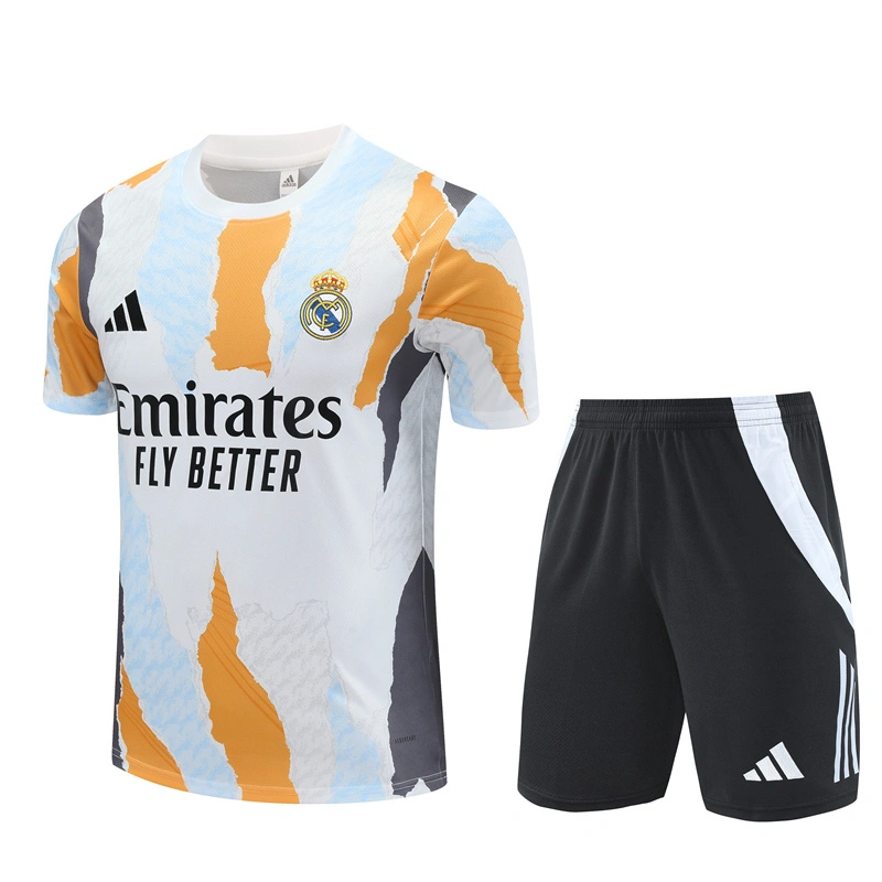 2024-25 Real Madrid Short Sleeve Training Wear