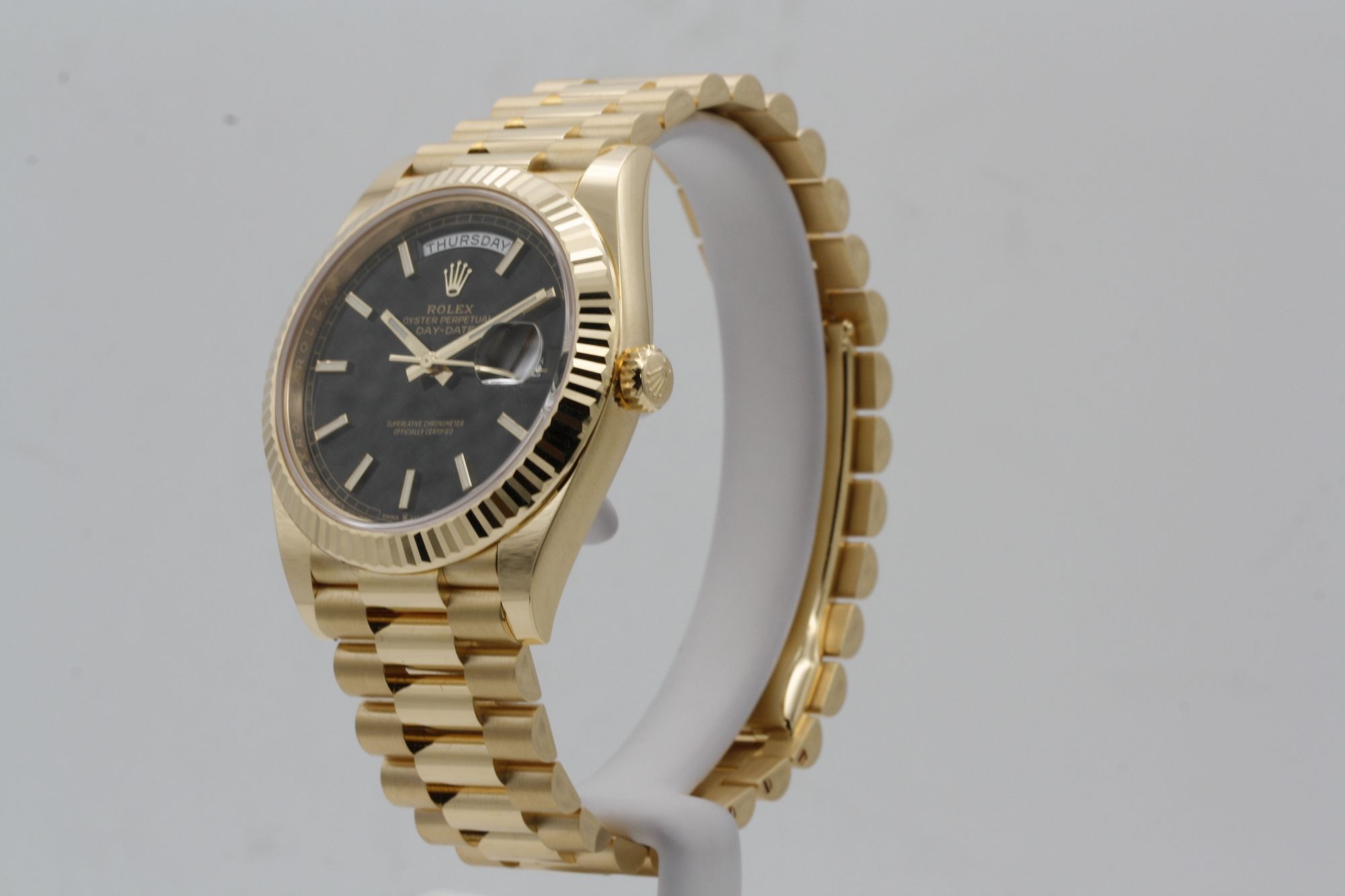 Rolex Day-Date 40 mm Black Dial 228238